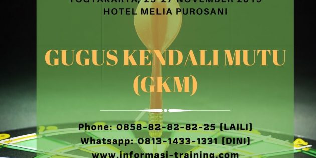 GUGUS KENDALI MUTU (GKM) – Available Online