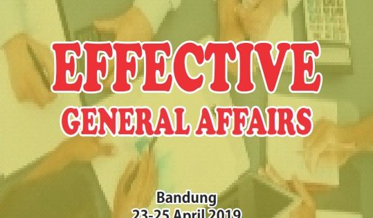 EFFECTIVE GENERAL AFFAIRS – Almost Running